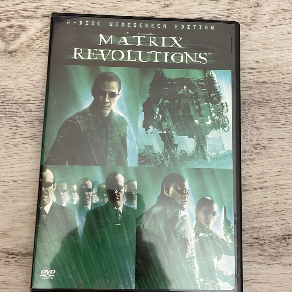 The Matrix Revolutions DVD Movie 2003 2h 9m Rated R Keanu Reeves Action Sci-FI